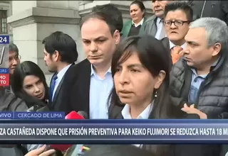 Loza sobre prisión de Keiko Fujimori: "Nos vamos a la instancia constitucional"