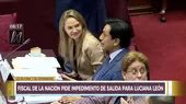 Luciana León: Zoraida Ávalos pide impedimento de salida del país contra aprista - Noticias de luciana-leon
