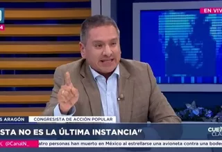 Luis Aragón admite irregularidades en internas de Acción Popular