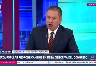 Luis Aragón critica fines electorales en integración de la Mesa