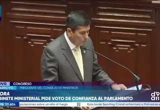 Luis Arroyo pidió el voto de confianza y descartó la privatización de Petroperú