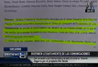 Luis Castañeda: juez dispuso el levantamiento del secreto de las comunicaciones