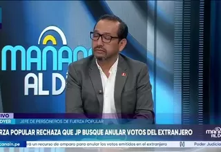 Luis Dyer acusa a Juntos por el Perú de dilatar resultados electorales