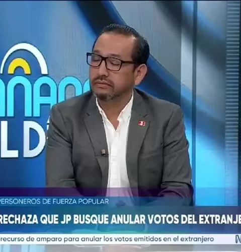 Luis Dyer acusa a Juntos por el Perú de dilatar resultados electorales