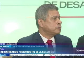 Luis Galarreta pide responsabilidad al Congreso ante moción de censura contra César Astudillo