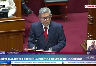 Luis Galarreta pide al Congreso acompañar al Ejecutivo en destrabe de proyectos sin abandonar la fiscalización