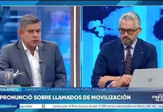 Luis Galarreta pide prudencia ante convocatorias a movilizaciones tras resultados electorales