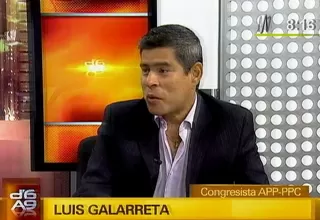 Luis Galarreta: El PPC respalda la eliminación del voto preferencial