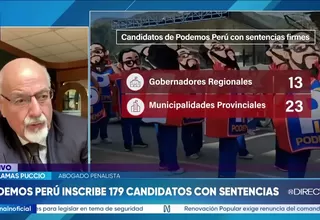 Luis Lamas Puccio propone inhabilitación de por vida para condenados por delitos dolosos