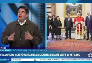 Luis Roel cuestiona viaje de José Balcázar al Vaticano: “Un viaje de Estado no puede convertirse en un viaje turístico”