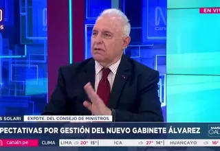 Luis Solari cuestiona formación del gabinete de Ernesto Álvarez