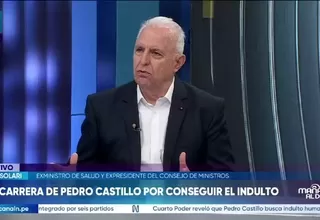 Luis Solari descarta indulto a Pedro Castillo: “Jurídicamente y médicamente es imposible”