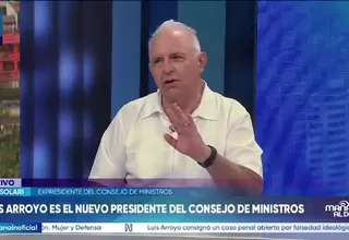 Luis Solari: Luis Arroyo Sánchez, jefe de Gabinete que acaba de juramentar, no tiene oficio político