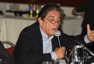 Luis Thais: "Lo mejor que puede hacer Toledo es estar en el Perú"