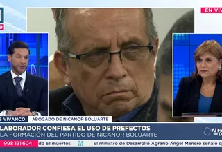 Luis Vivanco sobre declaraciones de amigo de hermanos Boluarte: No van a poder ser corroboradas