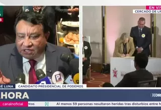 Luna propone recortar sueldos del Congreso y aplicar austeridad