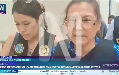 Lupe Zevallos tras su captura: “Es injusta y arbitraria”, afirma por caso Aero Continente