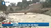 Lurigancho-Chosica: Vecinos en alerta por crecida de río Rímac - Noticias de lurigancho
