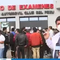 Conductores incómodos por falta de atención en local del Touring y Automóvil Club del Perú