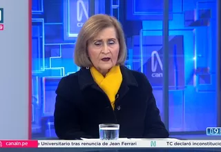 Presidente del TC sobre Gino Ríos: "El tema, más que legal, es ético"