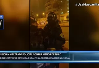 Madre denuncia que su hija adolescente fue maltratada por policías durante protesta