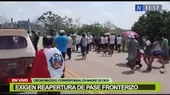 Ciudadanos en Madre de Dios realizan plantón para exigir que se reabra pase fronterizo - Noticias de wilmer-dios