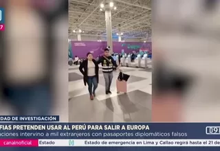 Mafias intentan usar al Perú como país de tránsito hacia Europa