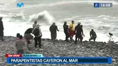 Magdalena: cuatro personas cayeron de 2 parapentes en playa Marbella  - Noticias de playa-arica