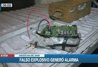 Magdalena: Falsa alarma de bomba alertó a vecinos