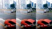Magdalena: Mujer termina en el pavimento luego de que auto chocara su motocicleta en la Av. Brasil - Noticias de accidentes-aereos
