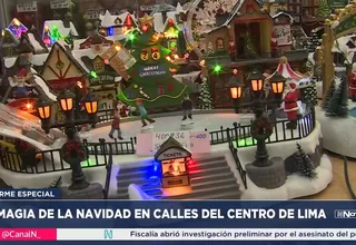 La magia de la Navidad ya llegó a las calles del Centro de Lima