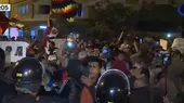 Manifestación en exteriores de Diroes donde permanece Pedro Castillo - Noticias de transporte-publico