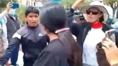 Manifestantes rechazan presencia de congresista Ruth Luque en Cusco - Noticias de cusco