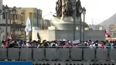 Manifestantes se reúnen en la avenida Alfonso Ugarte - Noticias de plaza-arena