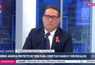 Manuel Gambini: Ucayali impulsa tren hacia puerto de Chancay