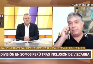 Manuel Masías: "Martín Vizcarra llega con sus invitados, no viene solo"