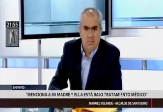 Manuel Velarde: “Luis Castañeda, eres un miserable”