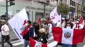  Marcha contra el Gobierno: manifestantes recorren calles del Centro de Lima - Noticias de lima