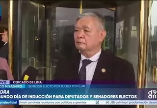 Marco Miyashiro: Fuerza Popular espera respaldo del Congreso bicameral