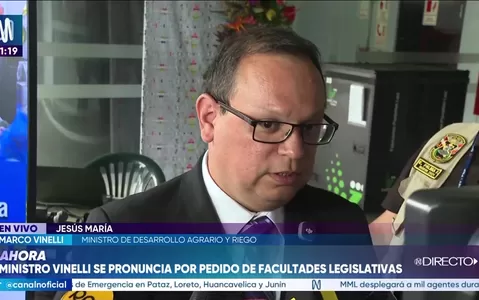 Ministro Vinelli considera “un apresuramiento” una eventual censura a César Astudillo