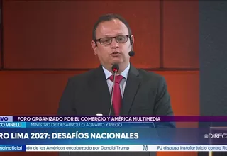 Marco Vinelli: Ejecutivo destinó S/1.800 millones para acciones ante el Fenómeno El Niño