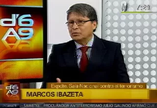 Marcos Ibazeta: El Estado nunca se preocupó por cobrar reparación civil a terroristas