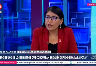 Margot Palacios sobre Perú Libre: Pretenden limitar mi función como congresista