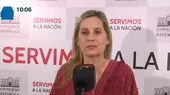 María del Carmen Alva: El pueblo pide que mañana votemos responsablemente y luchemos contra la corrupción  - Noticias de defensoria-del-pueblo