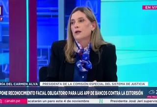 María del Carmen Alva rechaza culpar al Congreso por delitos: “Rechazo totalmente esa narrativa”