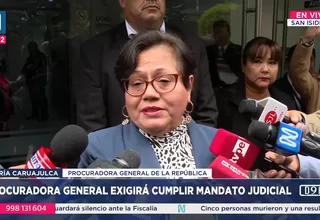 María Caruajulca al retomar su cargo como procuradora general del Estado: "Pondré todo mi esfuerzo para hacer una buena gestión"