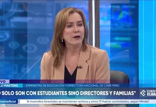 Marilú Martens sobre expulsiones escolares: “La autoridad no se gana con sanciones”