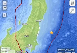 Marina descartó alerta de Tsunami en Perú tras terremoto en Japón