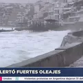 Marina de Guerra alert&oacute; oleajes de ligera a fuerte intensidad en litoral peruano