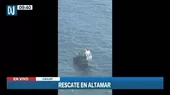 Marina de Guerra rescató a pescadores que llevaban extraviados 6 días - Noticias de municipalidad de lima